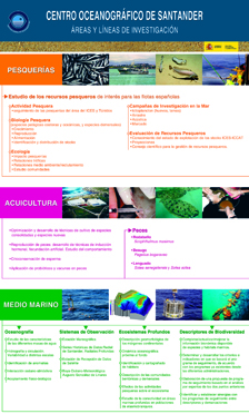 Póster Actividades del IEO de Santander